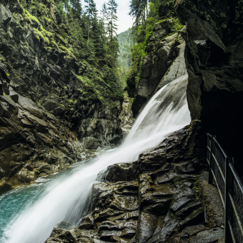 Wasserfall in der Rofflaschlucht