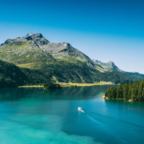 Silsersee im Engadin