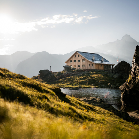 Cabane Grialetsch CAS (Photo : © Marco Hartmann) Cabane Grialetsch CAS