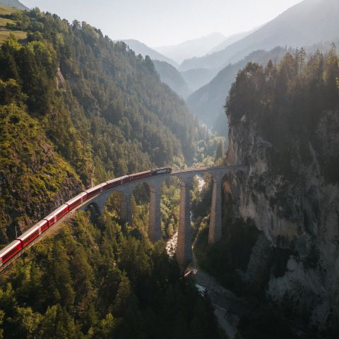 Landwasserviadukt in Bergün Filisur