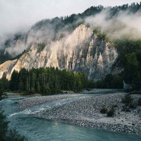 Rheinschlucht (Foto: ©️ The Alpinists) Rheinschlucht