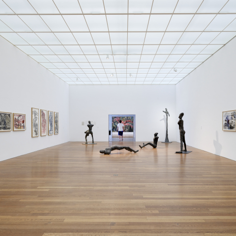 Einblick in eine Austellung im Kirchner Museum