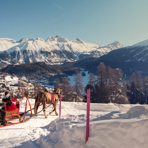 Schlitteda (Foto:© Filip Zuan) Schlitteda in St.Moritz