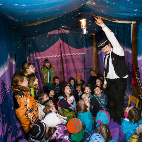 Kinder unterwegs mit Clà Ferrovia