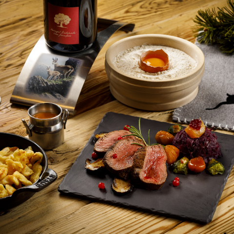 Wildteller im Walserhuus Sertig