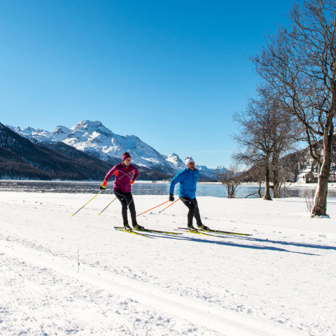 Cross-country skiing in Engadin St. Moritz Cross-country skiing in Engadin St. Moritz