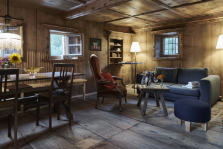 Casa Palü Stampa, Wohnzimmer (Copyright: Gataric Fotografie) Casa Palü Stampa, Wohnzimmer (Copyright: Gataric Fotografie)