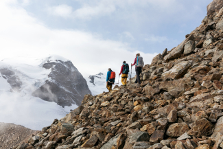 Zustieg zum Persgletscher (Foto: © Thalia Wünsche) Zustieg zum Persgletscher (Foto: © Thalia Wünsche)