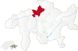 Karte Chur und Rheintal Karte Chur und Rheintal