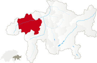 Map Surselva Map Surselva