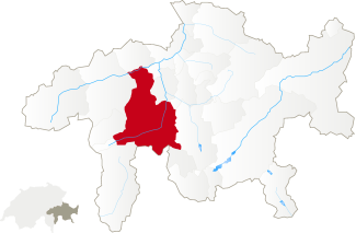 Karte Naturpark Beverin