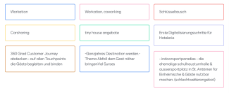 Rapid Prototyping für touristische Akteure: welche Projekte stehen an?