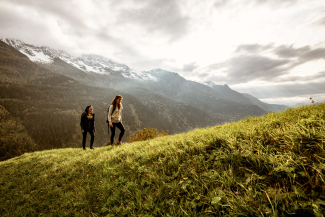 Wander*innen in der Val Bregaglia