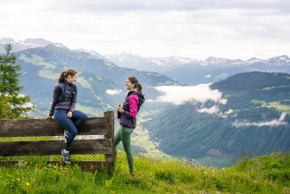 Kurze Pause nach dem Trailrunning