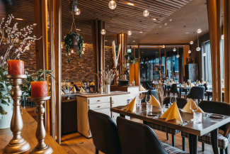 Ristorante Peaks Place a Laax (Foto: © Nicole Roetheli) Ristorante Peaks Place a Laax