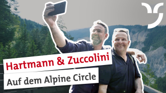 Nik Hartmann und Claudio Zuccolini auf dem Alpine Circle