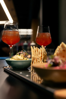 Abendessen im Hotel Aves