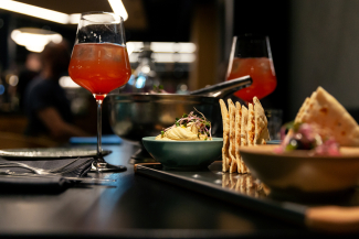 Abendessen im Hotel Aves