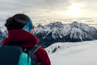 Winterweitwandern in Motta Naluns auf der Via Engiadina
