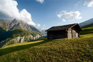Safierstall in der Surselva, Graubünden