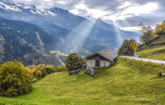 Landschaft bei Soglio Landschaft bei Soglio (Foto: © Jano Felice Pajarola)