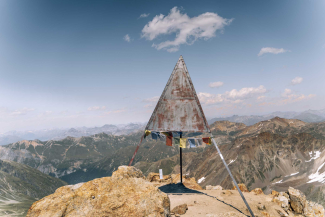 Auf dem Gipfel des Piz Languard (Foto: © Jana Zieseniß) Auf dem Gipfel des Piz Languard