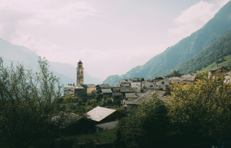 Bergdorf Soglio, Roadtrip durch Graubünden (© Sina Blanke und Jan Glatte)