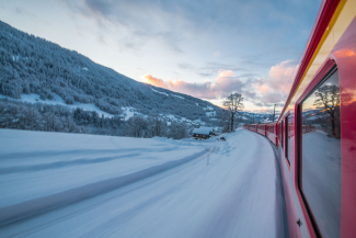 Die Rhätische Bahn (Bild: Mattias Nutt) Die Rhätische Bahn (Bild: Mattias Nutt)