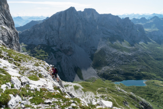 Klettersteig Partnunblick (Foto: © Thalia Wünsche) Klettersteig Partnunblick (Foto: © Thalia Wünsche)