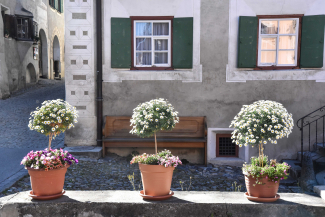 Hausfassade in Bergün (Foto: © Jano Felice Pajarola) Hausfassade in Bergün (Foto: © Jano Felice Pajarola)