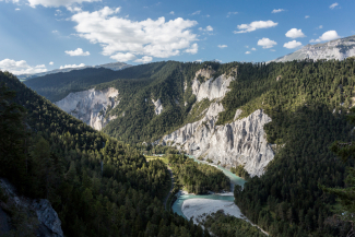 Die Ruinaulta (Rheinschlucht) Die Ruinaulta (Rheinschlucht)