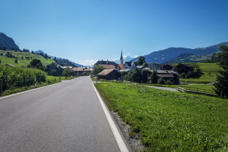 Strasse in Graubünden
