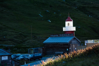 Leuchtturm am Oberalppass (Foto: © Sedrun Disentis Tourismus SA, Mattias Nutt) Leuchtturm am Oberalppass (Foto: © Sedrun Disentis Tourismus SA, Mattias Nutt)
