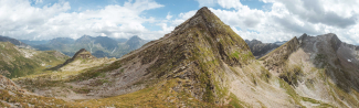 Bergpanorama Sentiero Alpino Calanda (© Roman Huber) Bergpanorama Sentiero Alpino Calanda (© Roman Huber)