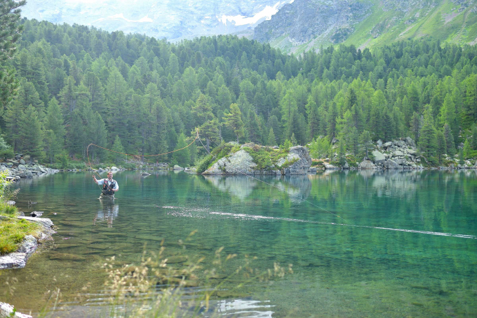 Fischer in der Valposchiavo (Foto: © Hotel La Romantica, Le Prese)