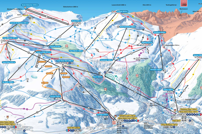 Skigebiet LAAX | Graubünden Ferien