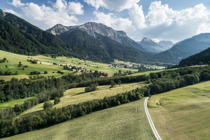 Biosfera Val Müstair im Sommer 