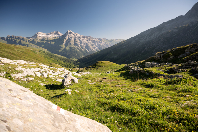 Splügenpass (Foto: © Marco Hartmann, Graubünden Ferien) Splügenpass (Foto: © Marco Hartmann, Graubünden Ferien)