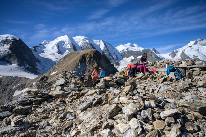 Sass Queder (Foto: © Romano Salis, Corvatsch AG) Sass Queder
