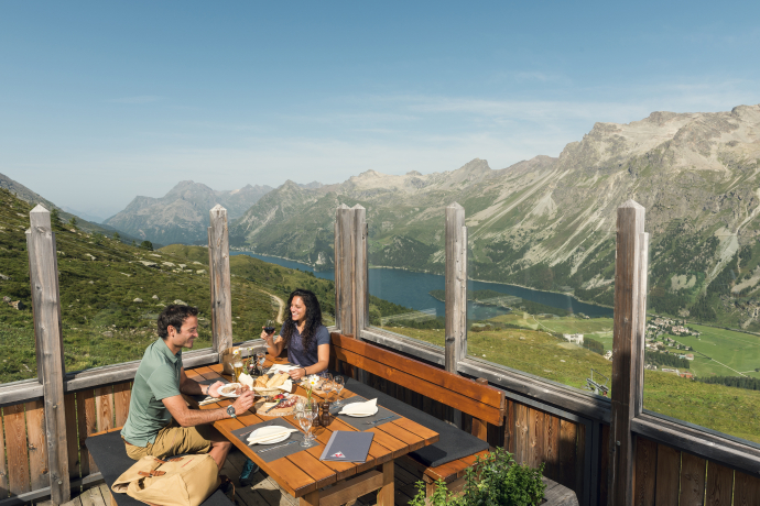 Blick auf den Silsersee (Copyright: ESTM, Gian Andri Giovanoli)