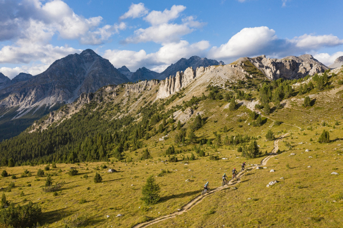 Nach Val Müstair Mountainbiken