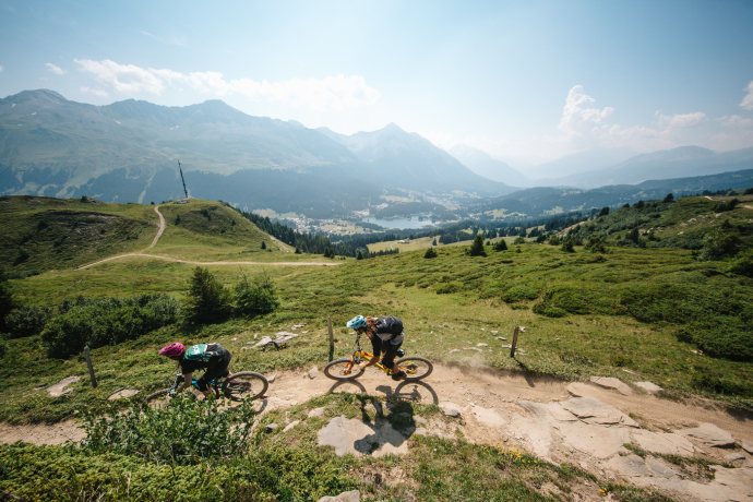 Mountainbiken auf der Westside-Tour
