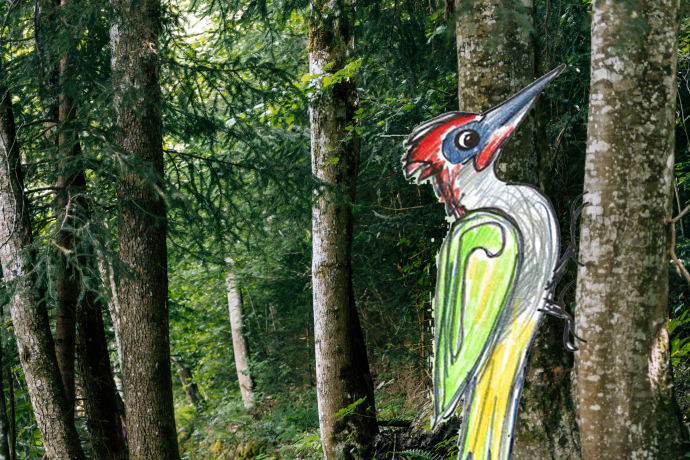 Hörspielweg Hilarius in Surcuolm (Foto: © Ann Ziegler Photography)