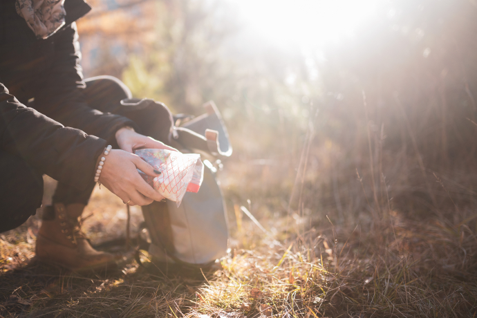 Den Abfall zurück ins Tal nehmen (Foto: © Graubünden Ferien / Marco Hartmann) Den Abfall zurück ins Tal nehmen (Foto: © Graubünden Ferien / Marco Hartmann)