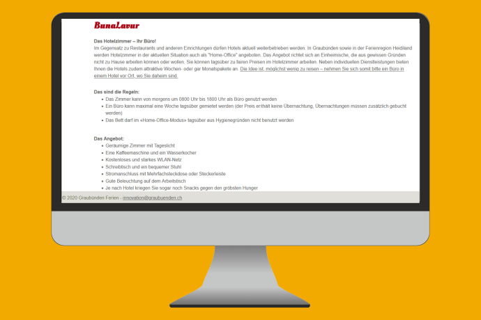 Buchungsprozess BunaLavur