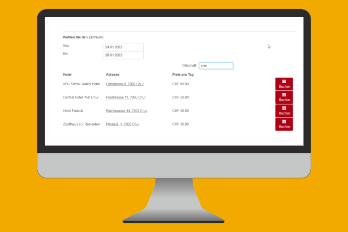 Buchungsprozess BunaLavur