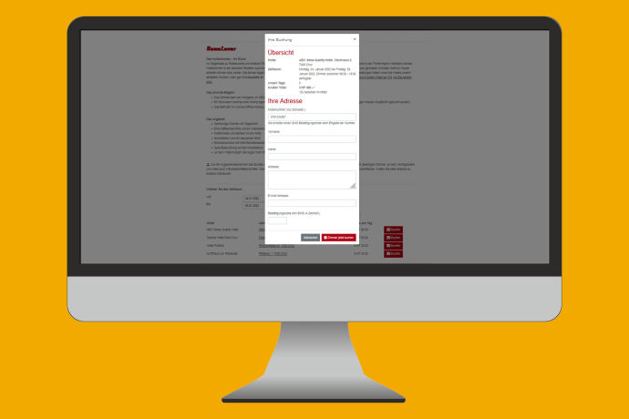 Buchungsprozess BunaLavur