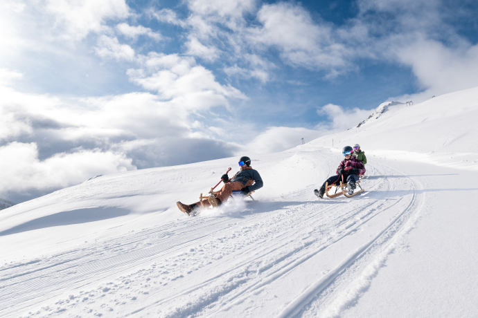 Schlittada Panoramica in Savognin