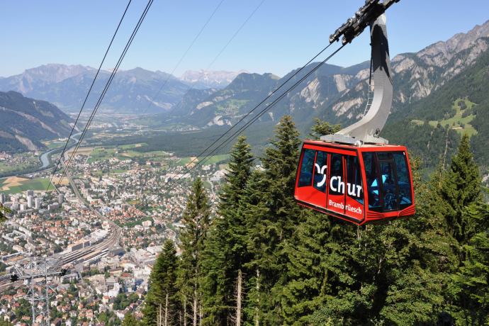 Chur Bergbahnen (Foto: © Bergbahnen Chur-Dreibündenstein AG) Chur Bergbahnen