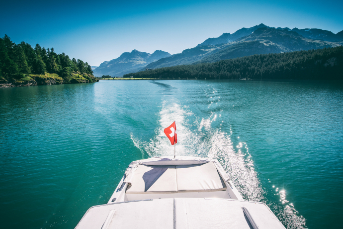 Silsersee im Engadin